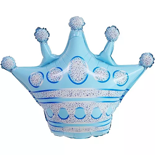 Шар Фигура Корона Голубой